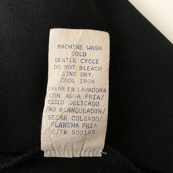 Danny & Nicole Blazer Womens Black Plus Size 18W Vintage 4 Button Collared Flaws - Picture 11 of 16